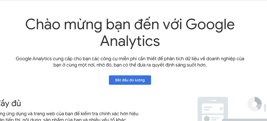 đăng ký Google Analytics